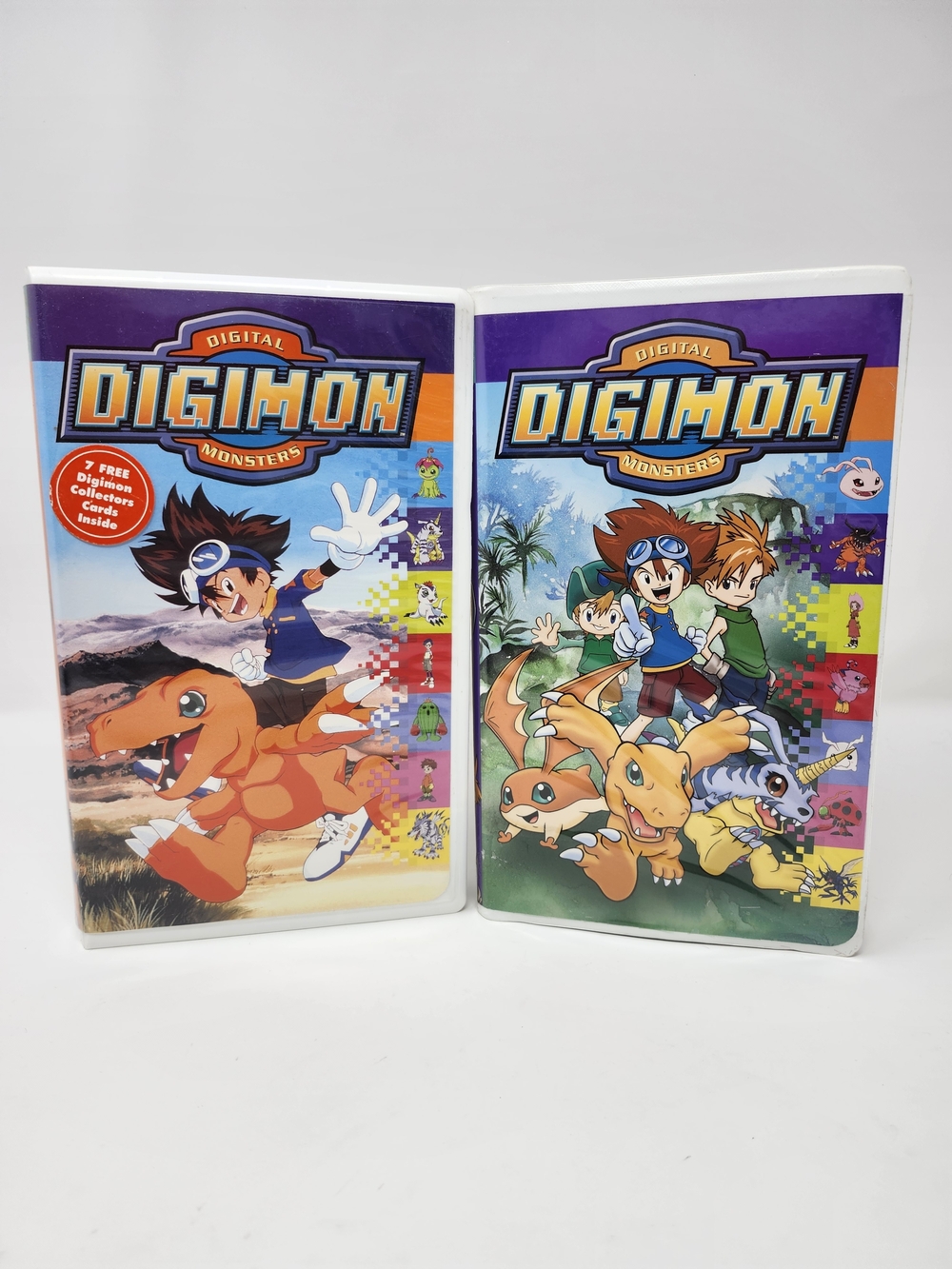 DIGIMON Digital Monsters VHS Bundle Of 2 Tested